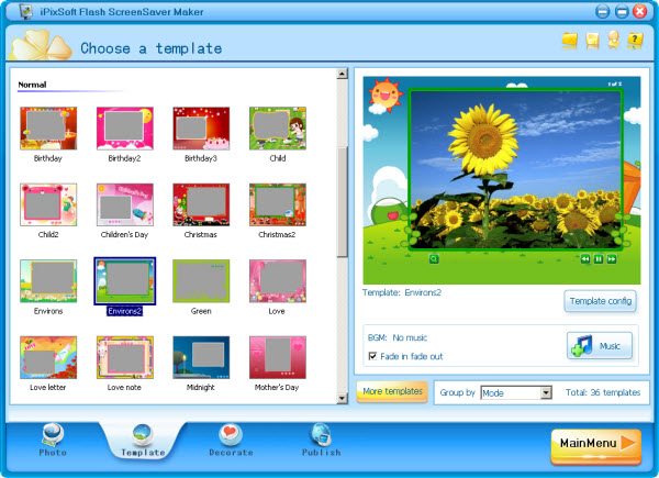 iPixSoft Flash ScreenSaver Maker 4.8.0 full